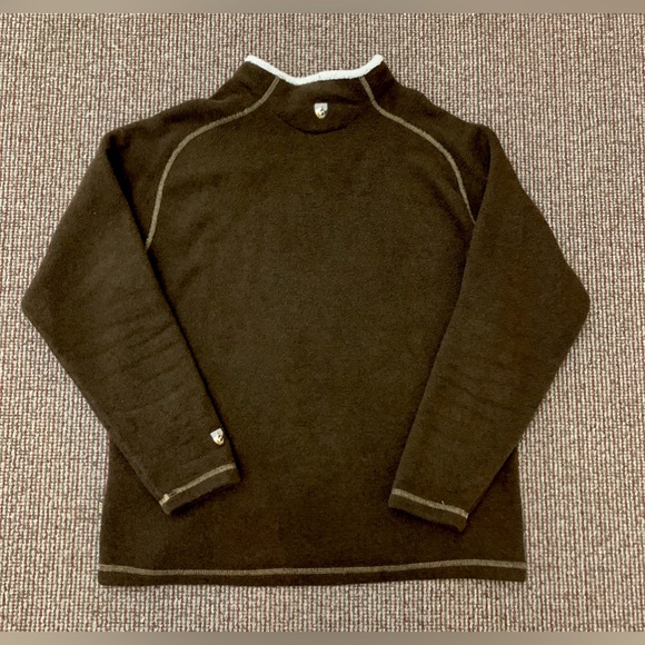 Men’s XL Kuhl Afpaca Stovepipe Rollneck Fleece Hybrid Sweater Midlayer - Picture 5 of 14